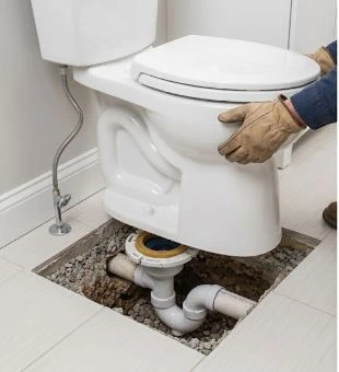 Professional toilet installation Montreal