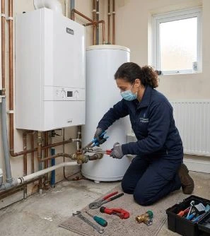 Water boiler pressure gauge, thermostat, and heating element repair in Montreal